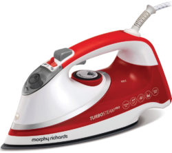 MORPHY RICHARDS  Turbosteam Pro 303116 Steam Iron - Red & White